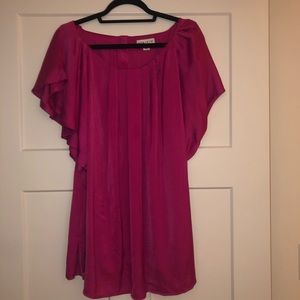 Pink Blouse | Flounce Sleeves